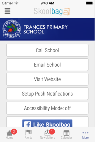 Frances Primary School - Skoolbag screenshot 4