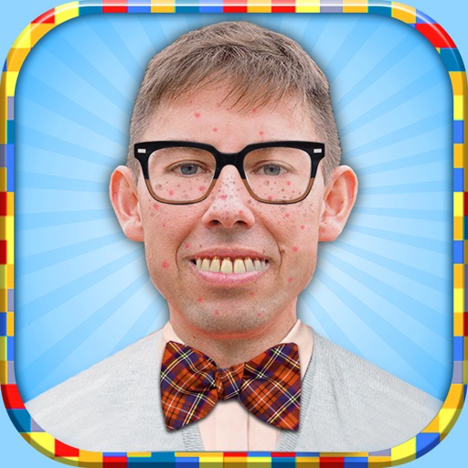 Geek Face Photo Booth: Fun.ny Pic Stickers Editor iOS App