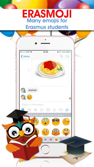 Erasmoji - Emoji app for erasmus student