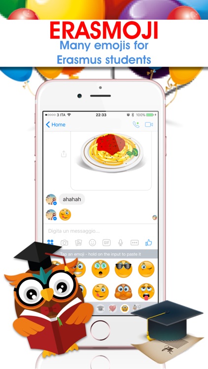 Erasmoji - Emoji app for erasmus students