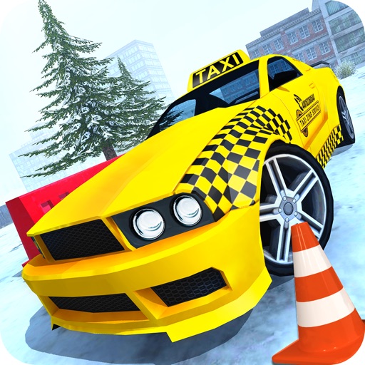Xmas Taxi Parking Simulator 3D - Snow Drive 2017 Icon
