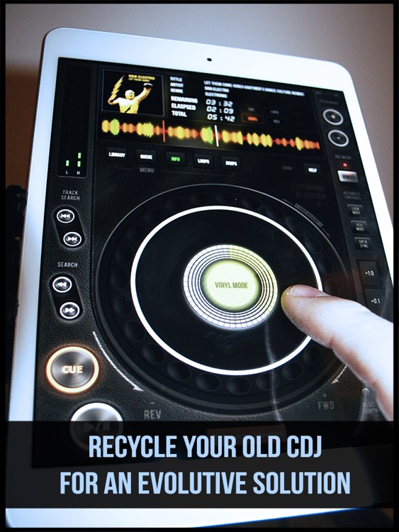 EDJ - DJ CDJ Mixer & DJing Scratch Turntable