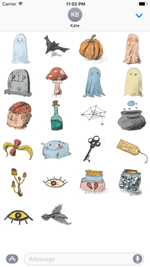 Halloween Illustrated Sticker Pack(圖2)-速報App