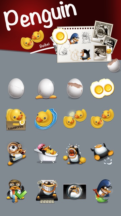 Stickers of Penguins & Stuffs
