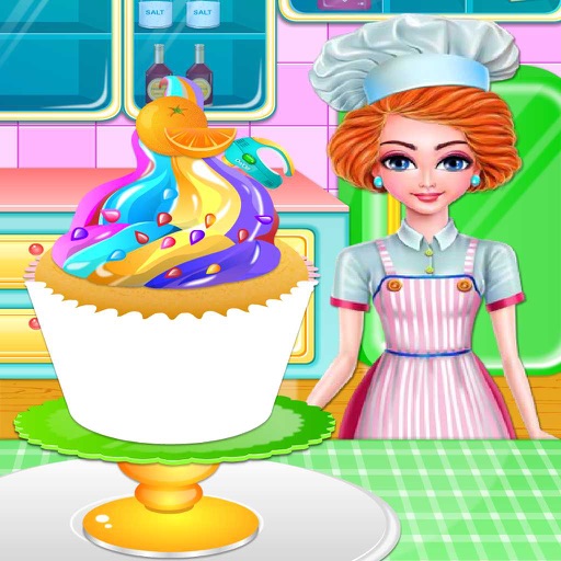 Cooking Lemon Cupcake Icon