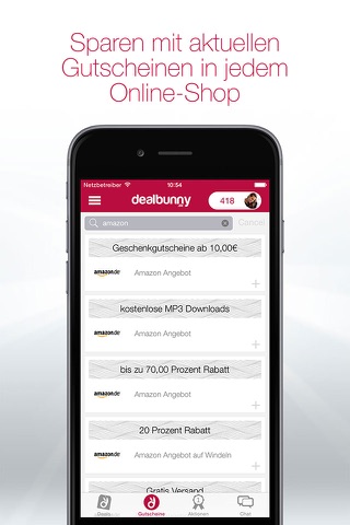 dealbunny.de screenshot 2