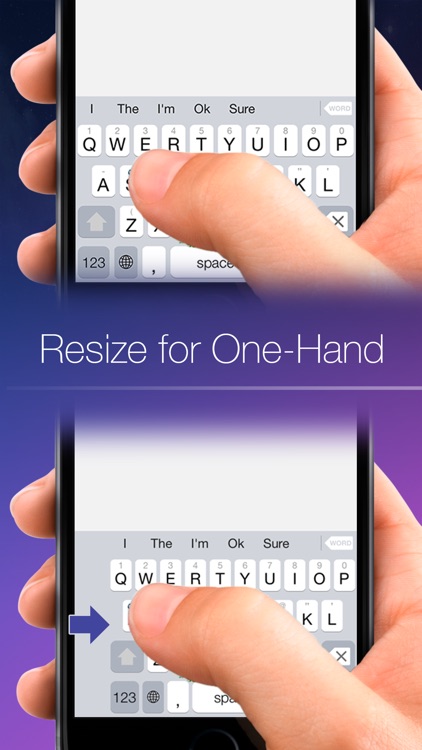 Blink Keyboard-one-hand, fast typing,emojiKeyboard