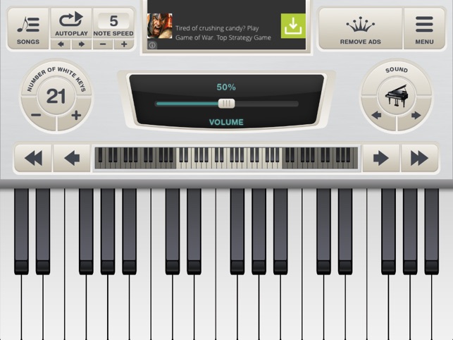 Virtual Piano Keyboard On The App Store - virtual piano how to auto play roblox