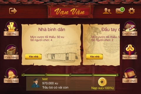 Chơi game đánh chắn online screenshot 3