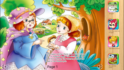 How to cancel & delete Thumbelina - Bedtime Fairy Tale iBigToy from iphone & ipad 1