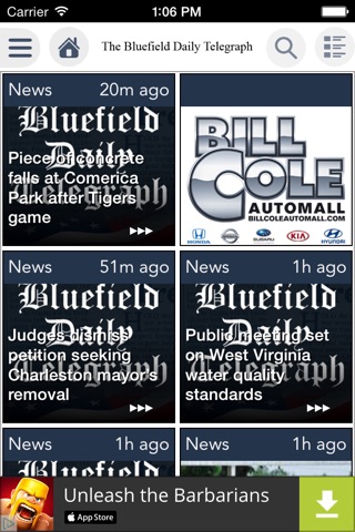 Bluefield Daily Telegraph screenshot 2