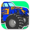 Fast Game Coloring Page Monster Truck Free Version