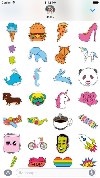 Megapack Pop Art Nostalgia - Stickers for iMessage