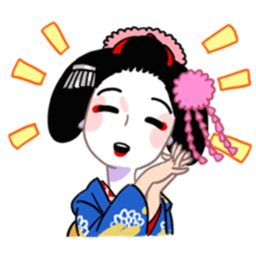 Maiko 3 stickers for iMessage icon