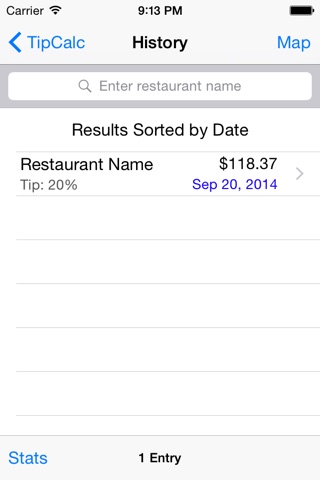 Dining Tip Calculator screenshot 2