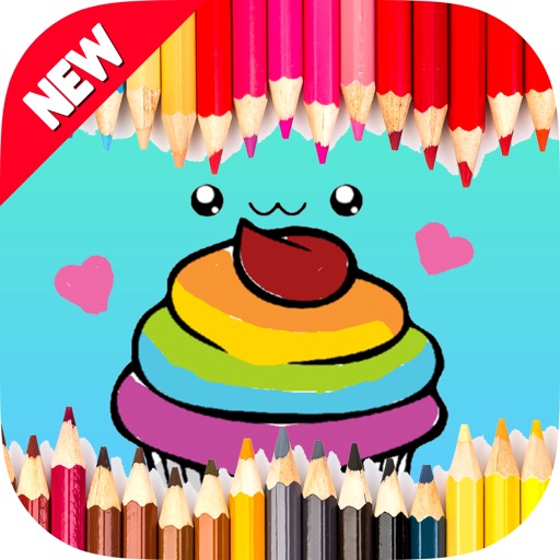 Kids Coloring Drawing Book - for Shopkins fan Icon