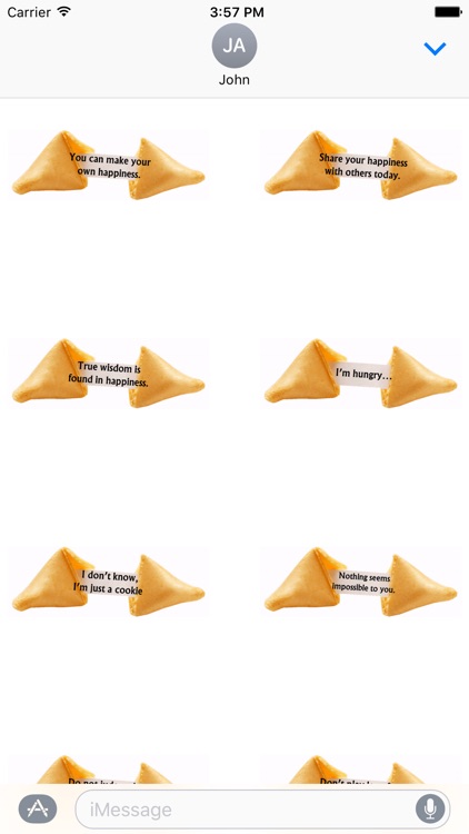 Animated Fortune Cookie Stickers