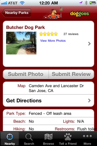 Dog Park Finder Plus screenshot 2