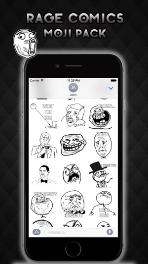 Rage Comics Memes Emoji Stickers for iMessage(圖1)-速報App