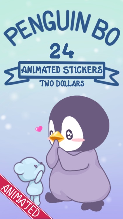 Penguin Bo 2 Animated Bird Stickers for Messages