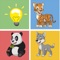 Cute Animal pairs matching remember game preschool is very cute and funny matches game 