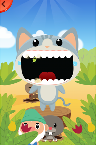 ANIMAL BRUSHING TEETH - Free Edu app for kids screenshot 4