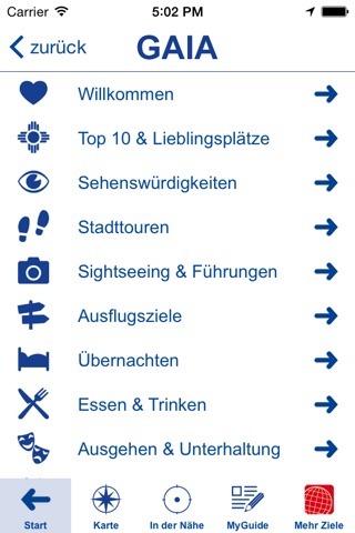 GAIA Reise-App screenshot 2