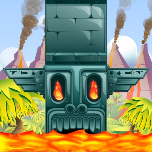 Tappy Tiki - Endless Tower Climber Arcade!   –   Will you face the challenge and escape from the volcano's lava? Icon