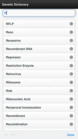 Game screenshot Genetics Dictionary Offline Free mod apk