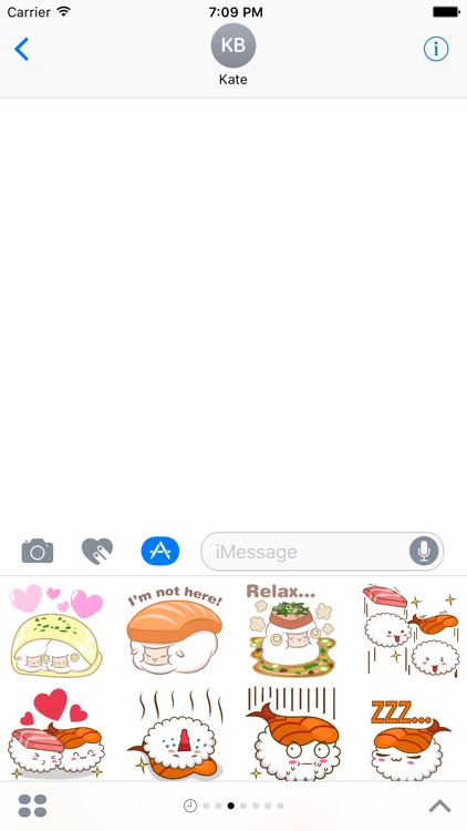 Foodie Sushi Pun Stickers and Emojis Stickers