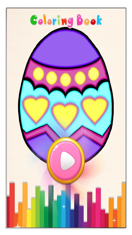 Easter Eggs Kids Coloring Book - Game for Kids screenshot-3