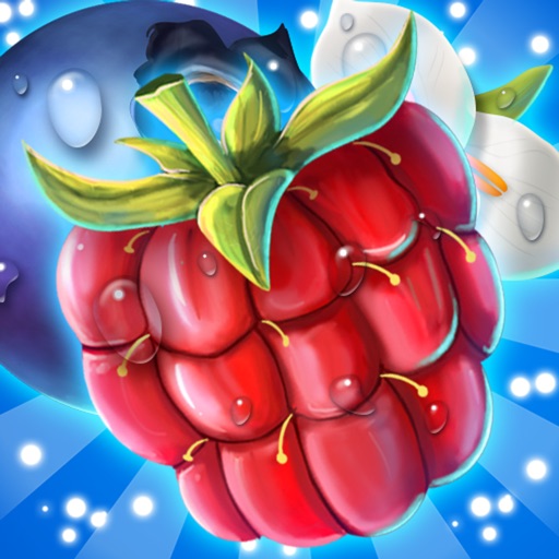 Forest Fruits Crush with tasty candy & sweet sugar icon