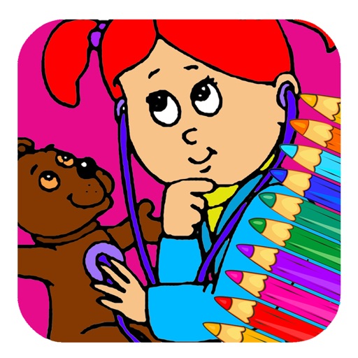 Little Docs Junior Coloring Page Game Free For Kid icon
