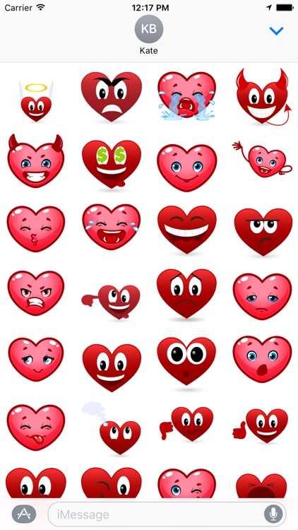 Hearts Stickers