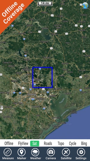 Lake Houston Texas GPS fishing map offline(圖5)-速報App