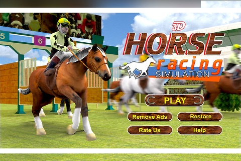 Wild Horse Racing 3D Simulator- Virtual Derby Race screenshot 3