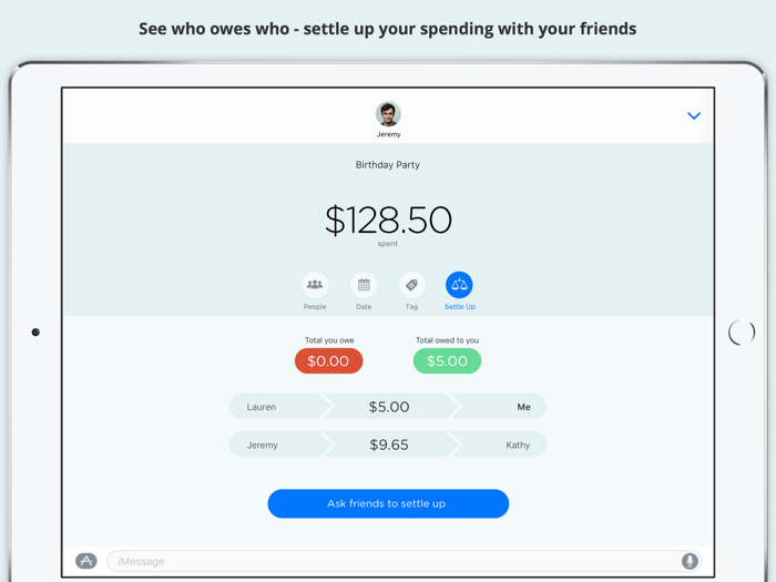 Tabs - Shared Spending Tracker