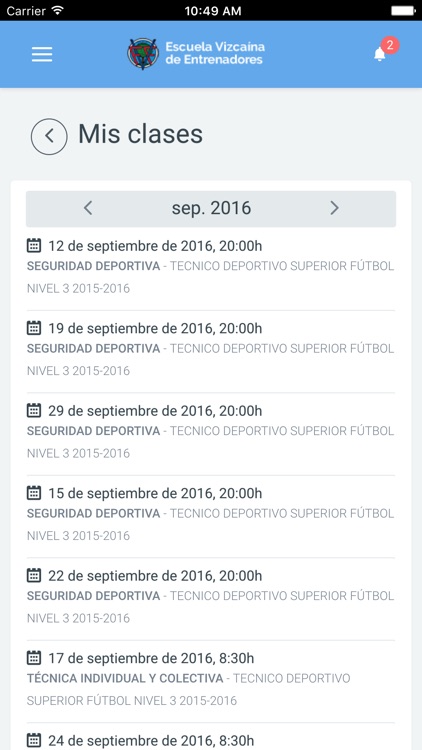 Escuela Vizcaína de Entrenadores screenshot-3