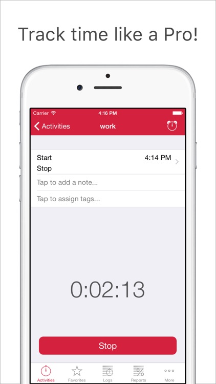 Eternity Time Log - Personal Timesheet