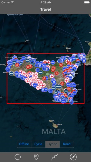 SICILIA (ITALY) – GPS Travel Map Offline Navigator(圖1)-速報App