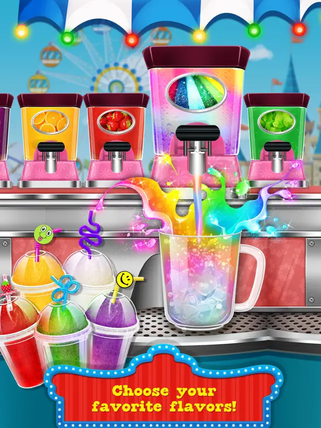 Captura de Pantalla 3 Hacer bebidas Crazy Slushy iphone