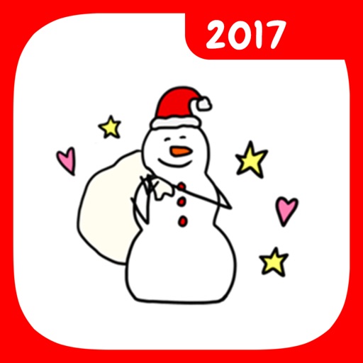 Doodle Snowman Stickers