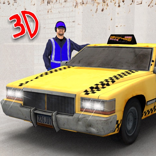 City Taxi Driver 3D - Crazy Cab Driving & Parking Icon