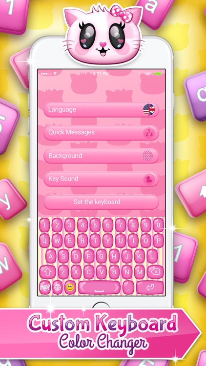 Custom Keyboard Color Changer Themes with Emoji screenshot-4