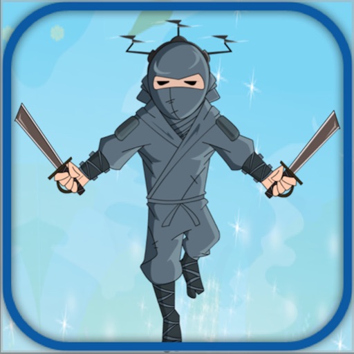 Ninja jump - helicopter head style icon