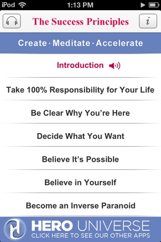 Success Principles by Jack Canfield- Audiobook Meditations A Business  and Life Learning Program from Hero Universe screenshot 3