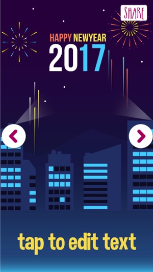 新年快乐 2017 - 最好的 賀卡 和 明信片 創建者 免費 下載(圖3)-速報App