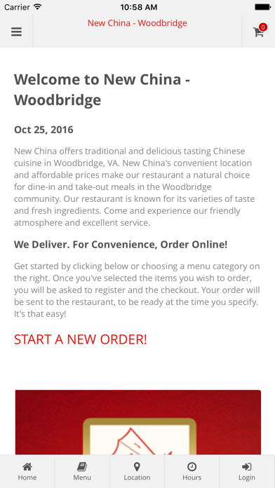 How to cancel & delete New China - Woodbridge from iphone & ipad 1