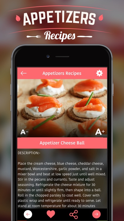 Appetizers Recipes. screenshot-3