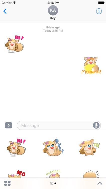 Fox Girl Sticker For iMessages screenshot-3